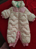 巴拉巴拉婴儿羽绒服冬季连体衣男女童爬服萌200424120206 实拍图