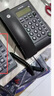 摩托罗拉（Motorola）电话机座机 蓝色背光 显示清晰 免提免打扰 桌墙两用 家用办公 有绳固定电话机 CT220黑色 实拍图