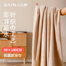 三利加大7A抗菌浴巾A类吸水速干成人男女士裹巾 90*180cm 460G 浅咖色 实拍图