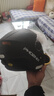 凤凰新国标A类3C认证电动车摩托车头盔双镜片防雾防风保暖哑黑 男女四季通用电瓶车3/4半盔冬季安全帽 实拍图