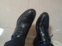 海澜之家HLA皮鞋男士商务休闲秋冬德比正装鞋子男H135/H171 黑色39 实拍图