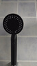 Rosecret【德国】增压淋浴花洒喷头全套强劲家用多功能洗澡手持莲蓬喷头 五档单花洒【幻夜黑】六代升级版丨浴室浴霸单头 硅胶出水孔密集大出水量畅享淋浴 实拍图