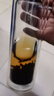 苏泊尔（SUPOR）玻璃杯茶水分离男士水杯双层高硼硅玻璃耐高温大容量泡茶杯子礼物 行砚黑400mL 实拍图