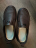 意尔康男鞋秋季羊皮舒适一脚蹬皮鞋男软面套脚商务休闲鞋 59171W 棕色42 实拍图