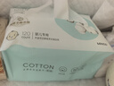 名创优品（MINISO）婴儿洗脸巾一次性棉柔巾宝宝洁面巾两用120抽*4包 100%全棉 实拍图