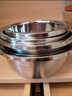炊大皇 不锈钢盆筛五件套304钢加大加厚洗菜盆沥水和面盆沙拉拌菜调料盆 实拍图