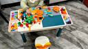 斯纳恩（Snaen）积木桌子大颗粒儿童玩具结实多功能学习拼装3-6岁1男女孩生日礼物 实拍图