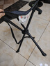 迪卡侬户外折叠椅便携露营MH100折叠凳靠背椅马扎凳灰色-4767344 实拍图