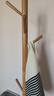 家逸衣帽架入户衣架落地实木挂衣架卧室衣服架办公室衣架 实拍图