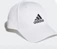 adidas经典百搭日常通勤运动遮阳棒球帽子太阳帽男女阿迪达斯官方 白/黑色   OSFW(女子) 实拍图