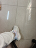 回力女鞋秋冬季新款运动鞋女软底休闲鞋厚底跑步鞋子女 渐变粉紫 38 实拍图