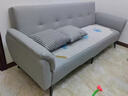 多功能折叠沙发床两用小户型简约猫抓皮家用客厅公寓懒人可躺可睡 浅灰色【猫抓皮】 双人位 1.4m 实拍图