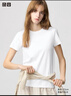 优衣库合作款女装大师T圆领T恤短袖正肩素色白T474404 00 白色 XL /165/92A 实拍图