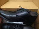 宜驰（EGCHI）皮鞋男士商务休闲正装英伦耐磨舒适通勤鞋子男 1618-G 黑色 40 实拍图
