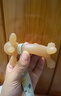 马博士婴儿牙胶安抚磨牙胶棒宝宝防吃手神器纳米银蘑菇+小兔子牙胶 实拍图