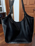 CHARLES&KEITH柔软褶皱大容量单肩托特包包女包生日礼物CK2-30782457 Black黑色 大包 实拍图