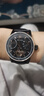 海鸥（SEAGULL）手表男士自动机械表 日历势能镂空飞轮男士手表 生日礼物男表 黑 实拍图