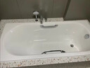 科勒（KOHLER）浴缸卫生间成人浴盆嵌入式搪瓷铸铁浴缸家用防滑浴池泡澡浴缸 铸铁嵌入式 1.7米（带扶手） 实拍图