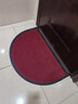柏能别墅高端入户地垫门口脚垫户门室外地毯入户地垫 红半圆60x90cm 实拍图