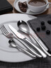 onlycook牛排刀叉西餐刀叉勺套装西餐餐具 不锈钢勺子叉子-三件套  实拍图
