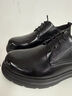 意尔康男鞋皮鞋男春秋季英伦德比鞋男厚底商务大头正装皮鞋新郎皮鞋 黑色 41 实拍图