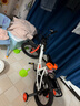 永久（FOREVER）儿童自行车男女款小孩单车可折叠脚踏车4-6-8-10岁辅助轮16寸橙色 实拍图