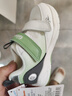 基诺浦宝宝学步鞋 18个月-5岁春秋款儿童鞋子 软底男女机能鞋GY1539 GW1539A白色/绿色/灰色/银色 24 150mm 适合脚长146-155mm 实拍图