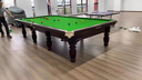 猎钢狼【包安装】斯诺克英式台球桌钢库商用标准型桌球台室内家用成人 320cm 6腿 木库 高配款 实拍图