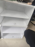 蔻丝（ColesHome）鞋柜家用门口进门一体靠墙极窄小鞋架子简易多层宿舍租房门外走廊 【精选 餸雨伞挂钩】1列4层-白色 实拍图