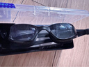 美津浓（MIZUNO）泳镜男高清大框防水防雾近视眼镜女专业防漏不勒游泳装备B60黑400 实拍图