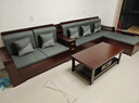 墨宸沙发 紫金檀木实木沙发新中式客厅大小户型冬夏两用转角储物家具 五人位+贵妃+茶水柜+茶几+电视柜 实拍图