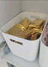 懒角落 收纳盒子桌面收纳盒零食收纳筐储物盒学生宿舍收纳箱整理篮 中号 实拍图