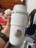 膳魔师（THERMOS）榨汁杯榨汁机小型便携制冷水杯果汁机水杯一体家用果蔬可充电果汁杯冰沙机奶昔机搅拌杯打汁随行杯 【长效制冷】冬雪白 实拍图