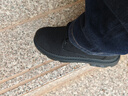 海澜之家HLA男鞋百搭休闲鞋秋冬皮面厚底工装鞋男 L011黑色(增高款）41 实拍图