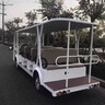 电动观光车四轮11座14座燃油封闭式全包围售楼处看房车景区点游乐场公园校内旅游览电瓶摆渡接驳车 14座敞篷顶配 实拍图