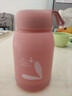 【京东物流送货上门】萌萌兔卡通水杯女牛奶玻璃杯创意便携杯子 粉色萌萌兔 330ml 1只 实拍图