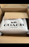 蔻驰（COACH）【官方】奥莱女士女包经典标志CITY拉链托特包老花city30 沙黄色/粉笔白色（新版） 实拍图