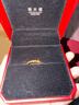 周大福ING系列22颗爱心情侣戒指足金黄金戒指男女(工费:280计价)F227196 11号 足金 约1.90g 实拍图