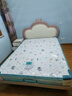 LINSY KIDS林氏家居儿童床女孩公主床婴儿床现代简约儿童房单人床家具TBC024 【硅胶皮|带灯】悬浮床三件套（椰棕床垫） 1500mm*2000mm 实拍图