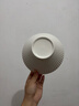 新款家用7英寸斗笠面碗釉下彩拉面碗高级感陶瓷吃面碗 纯白 7英寸 1个 斗笠碗 实拍图
