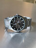 艾奇（EYKI）手表男士全自动镂空机械表男款学生夜光钢带商务表送男友生日礼物 钢带银黑 机械表 实拍图