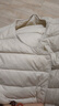 鸭鸭（YAYA）马甲女轻薄羽绒服秋冬坎肩修身保暖背心马夹女百搭内穿上衣女装K 米白色 2XL 实拍图