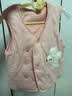 童泰（TONGTAI）婴儿马甲秋冬季纯棉夹棉儿童衣服男童女童外出上衣坎肩马夹 粉色 90 实拍图