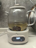 美的（Midea）花漾0胶水全玻璃全自动养生壶 办公室多功能煮茶壶 烧水壶恒温电热水壶煮茶器花茶壶1L YS10B101 实拍图