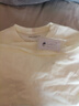 马登工装美式300G重磅纯棉T恤男米白色圆领长袖春秋打底衫男士卫衣 米白色 L 实拍图