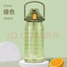 希乐运动水杯男女tritan材质健身水杯大容量网红学生塑料杯2.0L莲花红 实拍图