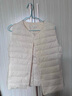 雪中飞经典新款百搭轻薄男式立领短款羽绒服马甲包边大口袋休闲鸭绒 黎蔓卡其|7202-女 L 175/96A 实拍图