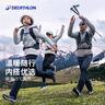 迪卡侬（DECATHLON）短款羽绒服轻薄薄外套户外运动保暖内胆排骨羽绒服TREK100 女款-珍珠白-立领 XL 实拍图