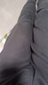 卡帕卡帕背靠背休闲运动裤男直筒裤秋冬季纯棉宽松大码百搭束脚卫裤 黑色直筒 XL 【建议115-135斤】 实拍图