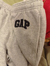 GAP男装2025秋季新款抓绒松紧腰针织束脚裤运动裤长裤美版500382 灰色 XS 美码  S亚洲码175/90A 实拍图